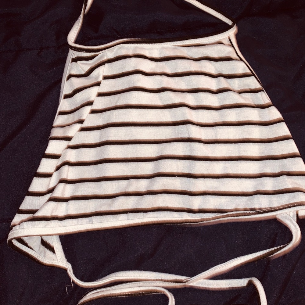 Tie Around Halter Crop Top